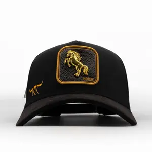 Cap “Horse”, Black/gold,”The King Ranch”, with special box