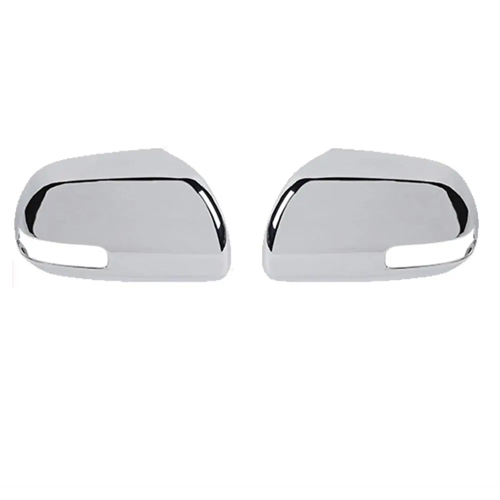 Auto Exterior Accessories 2-Piece/Set ABS Rearview Side Mirror Shell Guard Cover Trim with Signal Hole, Perfect Fit UV-Resistant Self-Adhesive Laser-Cut Easy DIY Installation for 2010-2013 4Runner