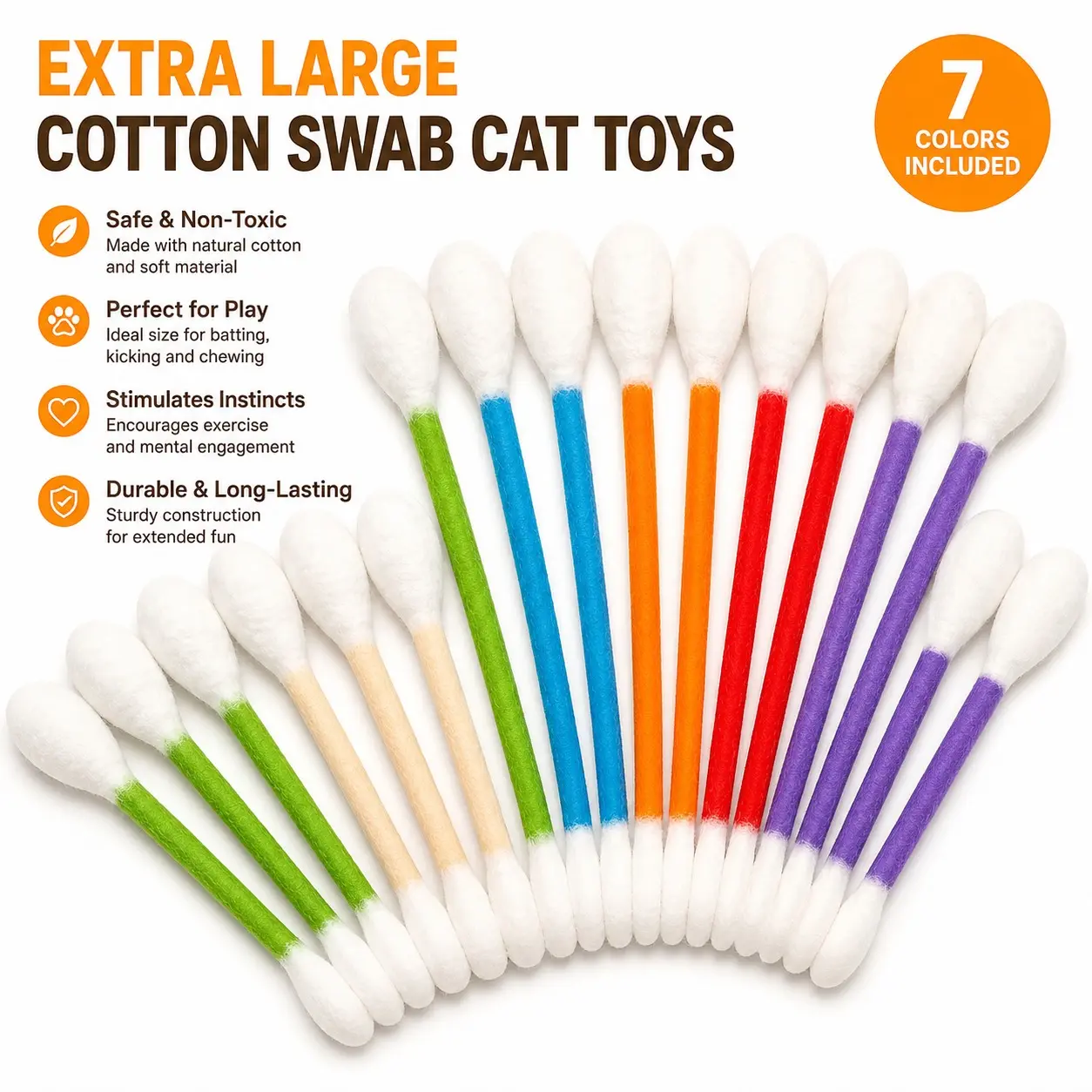 Cat Chew Sticks – Interactive Catnip Cat Toy Set for Indoor Cats