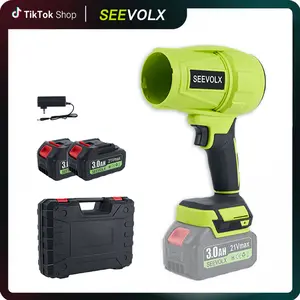SEEVOLX Turbo Jet Leaf Blower, Car Drying After Wash, Handheld Snow Blower, Cordless Turbo Power Air Duster, Good Choice For Gifts, Home Improve, Garden Maint