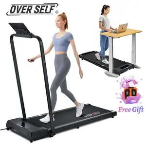 OVER SELF Treadmill 6.2MPH Walking Pad with Incline, Quiet Motor 300LBS Weight Capacity 2-in-1 Running Machine for Home & Office Fitness Under Desk Treadmills for Home with Remote Control, Summervibes