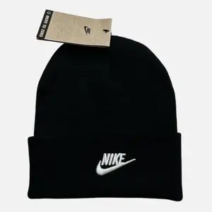 Nike Sportswear Black Utility Futura (Nike Logo) Unisex Beanie One-Size