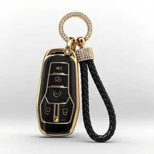 Remote Car Key Fob Case Cover For Ford For Fusion For Mondeo For F-150 For Kuga For Explorer For Edge For Mustang 2016 2016 2017 2018 Auto Accessories Key Cover