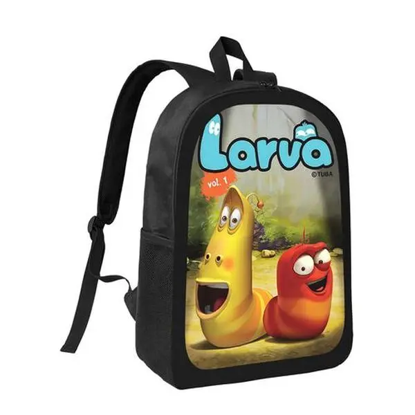 Cartoon Larva cartoon episodes Backpack Large capacity and light weight Larva Island Netflix Shoulder Bag utility Larva cartoon episodes merch Laptop Bagpack for Men Women Bookbag for Work Camping Travel