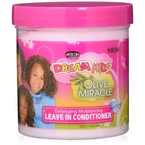 African Pride Dream Kids Herbal Oil-Infused Daily Silky Leave-In Conditioner Moisturizer, 15 oz