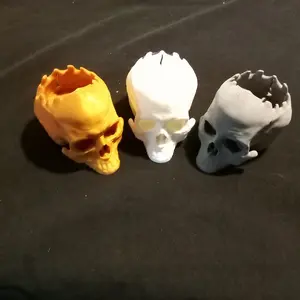 3D Printed Skull Tealight Holder candles Decor Room Ornaments