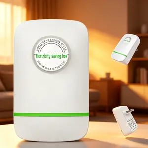 Generic Household Smart Energy Saving Box, Plug-In Power Saving Device with Stable Voltage Regulation, Built-In Surge Protection Safety US Plug Outlet for Daily Home and Office Electricity Consumption Management.father day