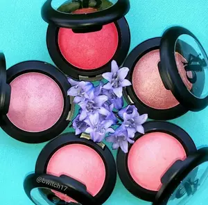 Be A Bombshell Cosmetics Baked Blush, Lightweight Sheer Powder with Soft Shimmer for Radiant Cheeks - Makeup