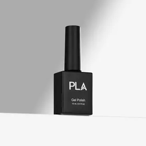 PLA Jet Black Gel Nail Polish, No-Chip Nail Polish, 15ml Black Gel Polish, Quick Dry, UV Gel Nail Polish Colors, 10 Free Nail Gel Polish, Black Nail Polish Gel, Soak Off Gel Polish Colors