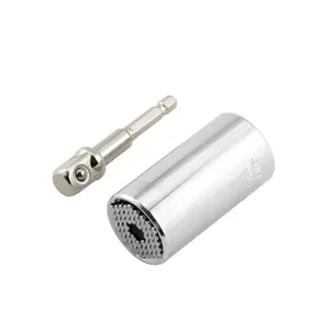 Universal socket head, multifunctional electric drill, ratchet wrench, socket, external hexagonal wrench, auto repair tool, magic socket