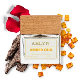 Amber Oud, Arlyn, Unisex Perfume, Eau de Parfum, Bulgarian Rose-Turkish Rose-Oud, Long-Lasting, Vegan, Cruelty Free, Made in USA – 50 ml | 1.7 FL Oz.
