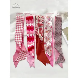 Floral Pattern Hair Scarf, Casual Versatile Hair Tie, Fashion Hair Accessories for Women & Girls, Minimalist Headwear Suitable for Thick Hair