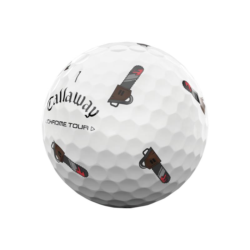 Callaway Golf Chrome Tour Halloween Golf Balls in White