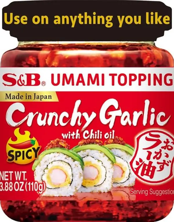 Umami Topping Garlic Spicy, 3.88 Oz