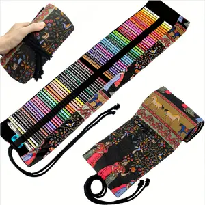 72Piece Colored Pencils For Adult Coloring, Soft Core, With Canvas Wrap Extra Accessories, Artist Sketching Drawing Pencils Art Craft Supplies, Coloring Pencils Set Gift For Adults Beginners