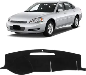 KUST Car Dash Cover for Chevy Chevrolet Impala 2006-2013/Impala Limited 2014-2016 Non-Slip Center Console Dash Cover Interior Accessories for Impala Custom Fit Dash Mat Sunshade No Glare Black