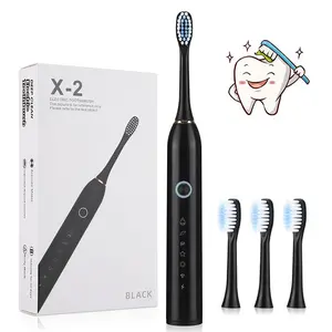 Electric Toothbrush Set, 1 Set Rechargeable Sonic Teeth Cleaning Brush & Replacement Brush Head, Intelligent Deep Cleaning Toothbrushes