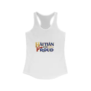 Women's Tank Top, Haitian and Proud, Afrocentric Clothing, Caribbean Pride Shirt, Graphic Tee, Cultural Heritage Apparel