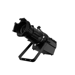 SHEHDS Leko LED 250W/350W Prime Lens Profile Spotlight with 19 Beam Angle, Ellipsoidal Four-Leaf Manual Cut Light Barrier 2500K-7500k DMX512 Par DJ Lights for Party Disco Bar Show
