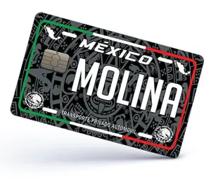 Molina Credit Card Skin Cover Vinyl Stickers (4 Pack) -Mexican Decal Mexico Car Plate adhesive Molina