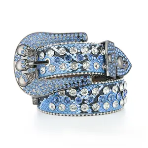 Rhinestone belt fashionable and versatile designer belt full of diamonds, rivets, wide version, crystal decoration accessories, niche design, party daily decoration