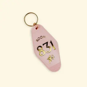 Only One Bed Keychain in Pink