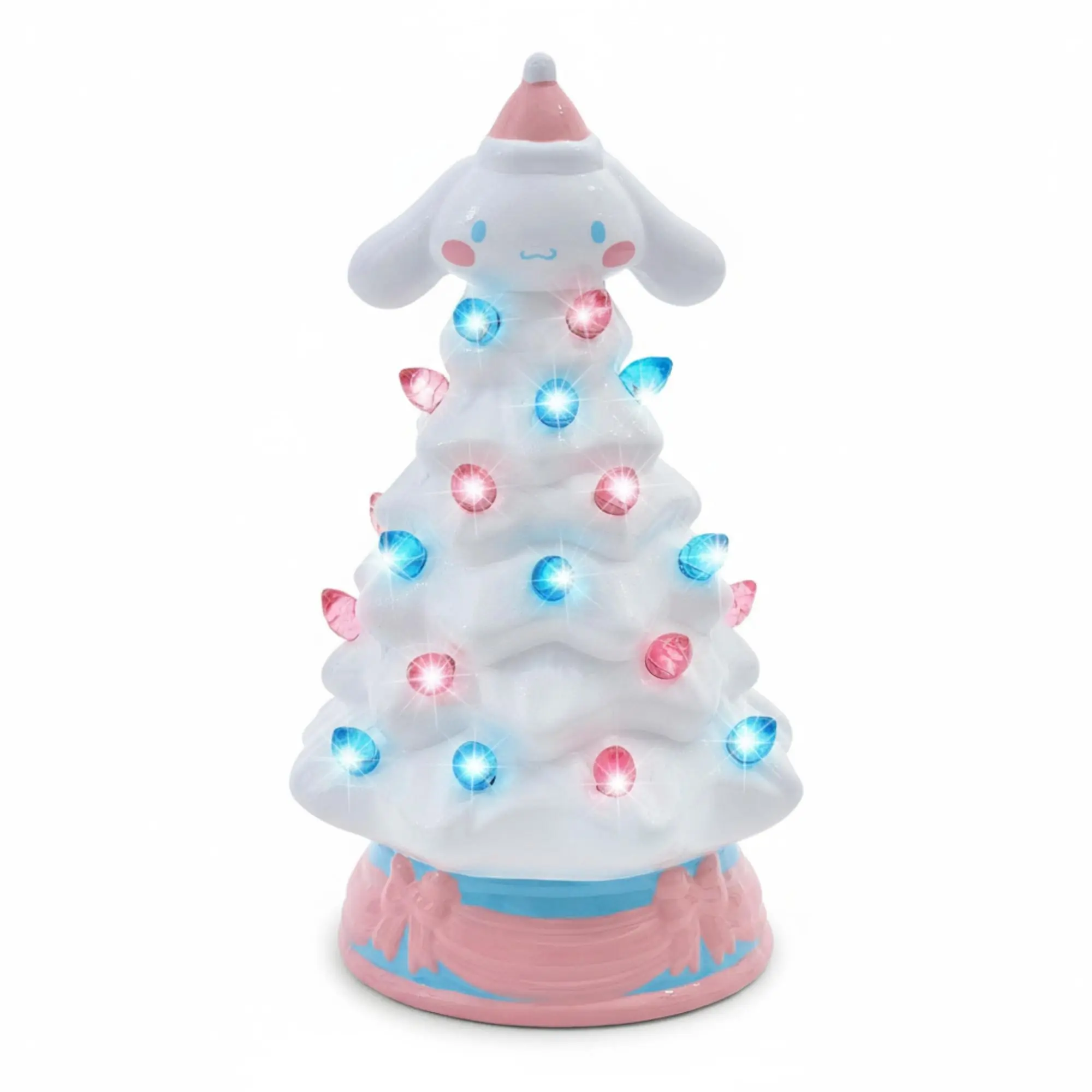 Sanrio Cinnamoroll Light-Up Ceramic Christmas Tree | 6 Inches Tall Sanrio Cinnamoroll Light-Up Ceramic Christmas Tree | 6 Inches Tall