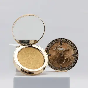 Glowy highlighter Gypsy-Inspired Makeup - Cruelty-Free Vegan Bronzer with Smooth Creamy Texture for Radiant Glow