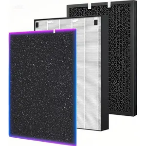 "True HEPA Filter Replacement for Bissell Air Purifiers, Includes 1 Pack 2678 HEPA Filter, 1 Pack Pre Filter, 1 Pack 2677 Carbon Filter, Compatible with Models 2609A, 2677, 2678, 2804, Reusable & Efficient Air Filtration System"