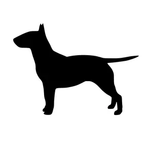 Bull Terrier Dog Decal Sticker - Original Product for Dog Decoration and Lifestyle Enhancement