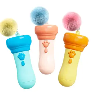 Cat Fishing Tool, Toy, Teasing Stick, Hairball Launcher, Lazy Artifact, Easy to Achieve Cat Recyclable Pet Supplies