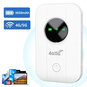2026 New Portable 4G/5G Mobile WiFi Hotspot, Compact Size, Easy to Carry, High Speed & Low Latency, Ideal for Fishing, Hiking, RV, Camping and Outdoor Scenarios