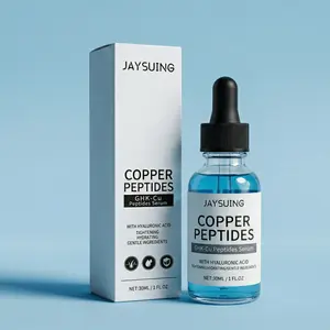 GHK-Cu Copper Peptides Serum with Hyaluronic Acid, Hydrating Face Serum for Firmer-Looking Skin, 30ml