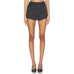 superdown Jacinth Satin Hot Short in Black