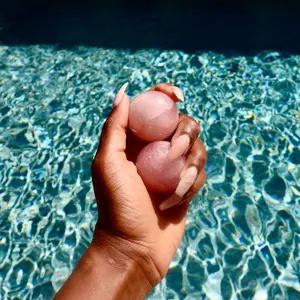 Rose Quartz Sphere (Medium: 1.60" diameter)