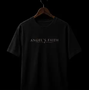 Angels Faith “Heaven Sent” Tee – Black