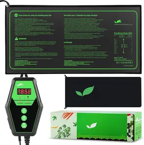 10" x 20" MET Certified Seedling Heat Mat and Digital Thermostat Combo Set