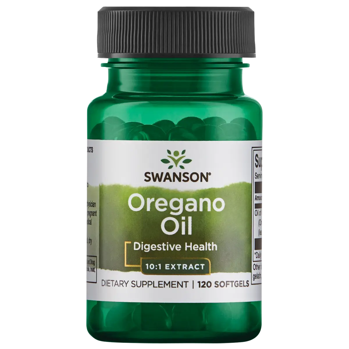 Swanson Oregano Oil 10:1 Extract 150 mg 120 Softgels for Digestive Health & Muscle Recovery US Healthcare Supplement