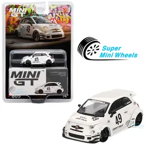 Mini GT 1:64 LB-WORKS x Abas Works ABARTH 595 Gara White #809