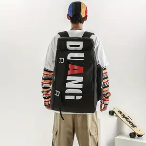 Gift Large Capacity Foldable Backpack Black Green Travel Bag for Men Women Adjustable Strap Laptop Compartment Trolley Sleeve Water Resistant Nylon Street Style School Outdoor Vacation Hand Wash Only