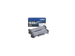 Brother TN-830XL High Yiled Black toner cartridge  Twin Pack  TN830XL2PK  Up to 3,000 pages/cartridge