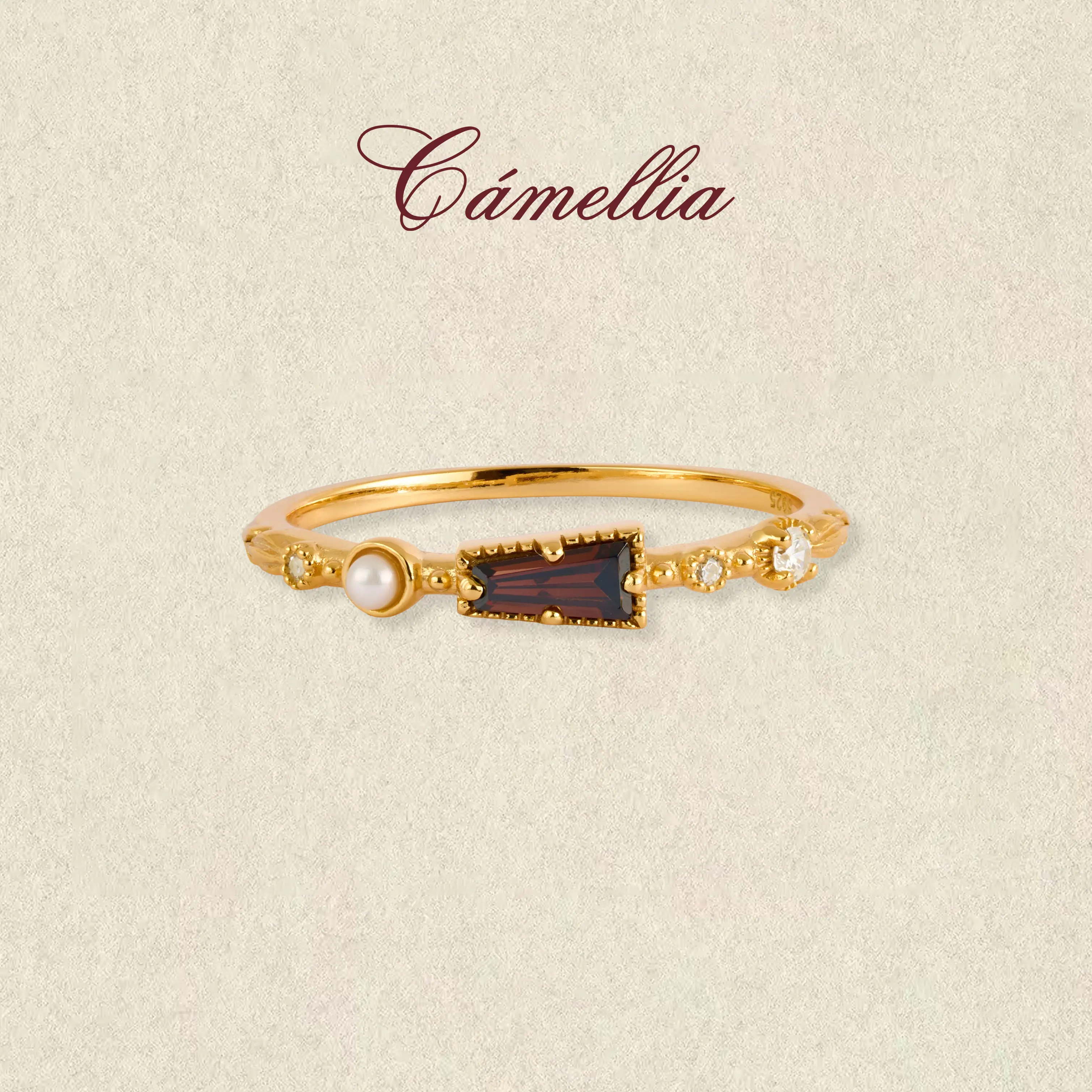 Amber Keepsake Ring