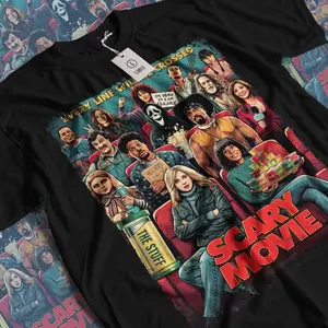 Scary Movie T-shirt: Vintage Horror Movie Unisex Graphic Tee 7CI