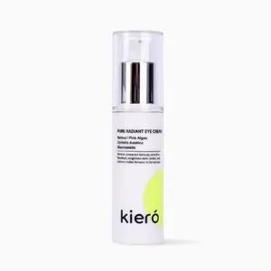 Kiero Pure Radiant Eye Cream - Official Product Lightweight & Fast-Absorbing Eye Cream for Puffiness, Bags Under Eyes & Dark Circles - Vegan, Firming Eye Moisturizer with Niacinamide & Centella Asiatica (0.85 fl oz)