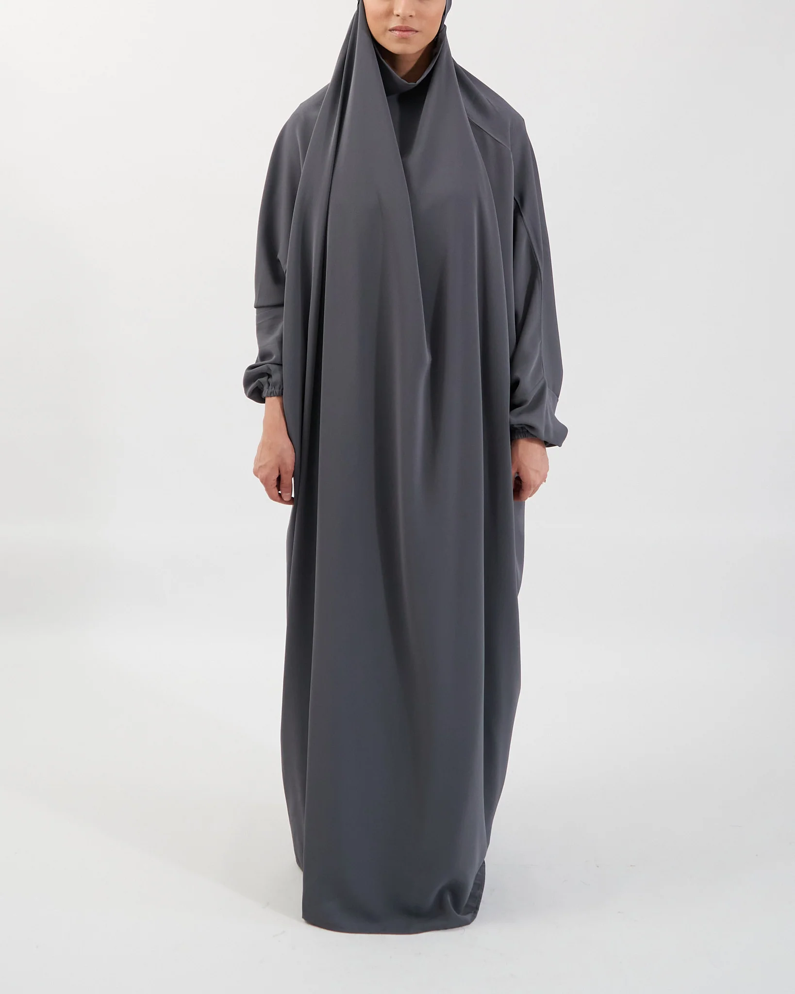 Prayer Jilbab - Charcoal