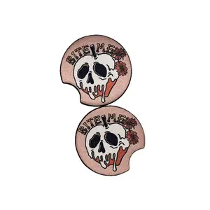 “Bite Me” Car Coasters