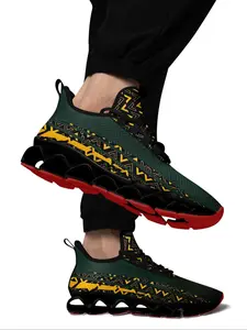 Men's Fashionable Patchwork Low Top Sneakers, Casual Comfortable Breathable Mesh Sports Running Shoes, Male All-match Round Toe Shoes for Daily Wear, Jogging Shoes, Athletic Shoes, Workout Sneakers, Sporty Running Shoes, Running Trainers