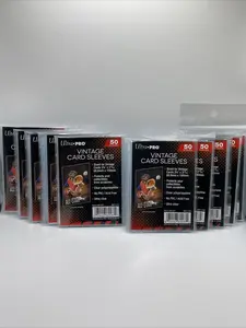 Ultra Pro Penny Card Soft Sleeves 10 Packs of 50 (500) for VINTAGE Sized Cards