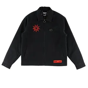 Welcome Skateboards x Slipknot Self-Titled Printed Jacket - Black