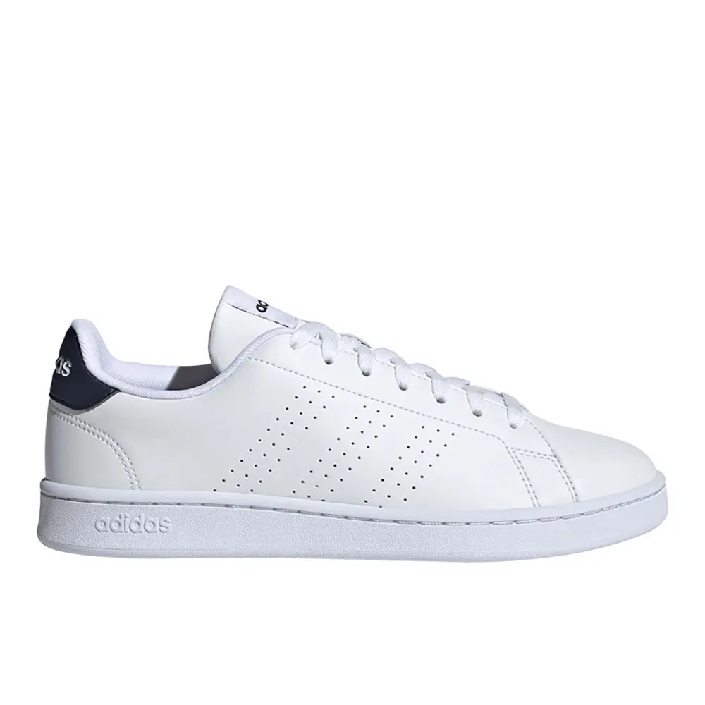 adidas Mens Advantage Lace Up Sneakers Shoes Casual - White